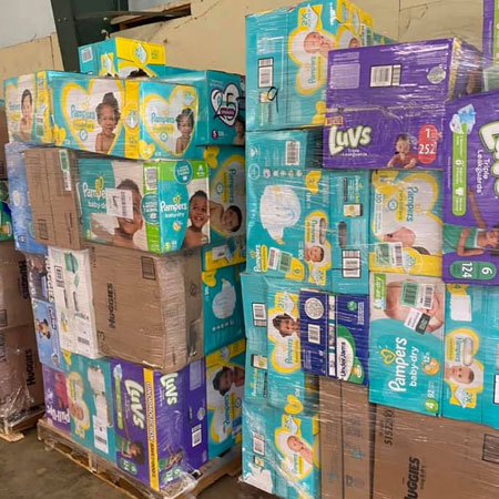Diapers Pallet