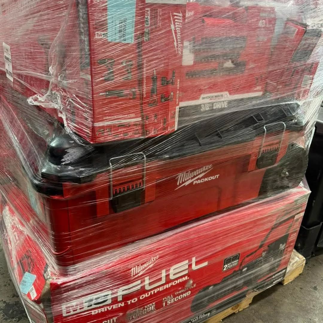 milwaukee tools pallets