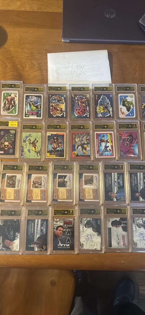 Marvel Trading Cards Pallet